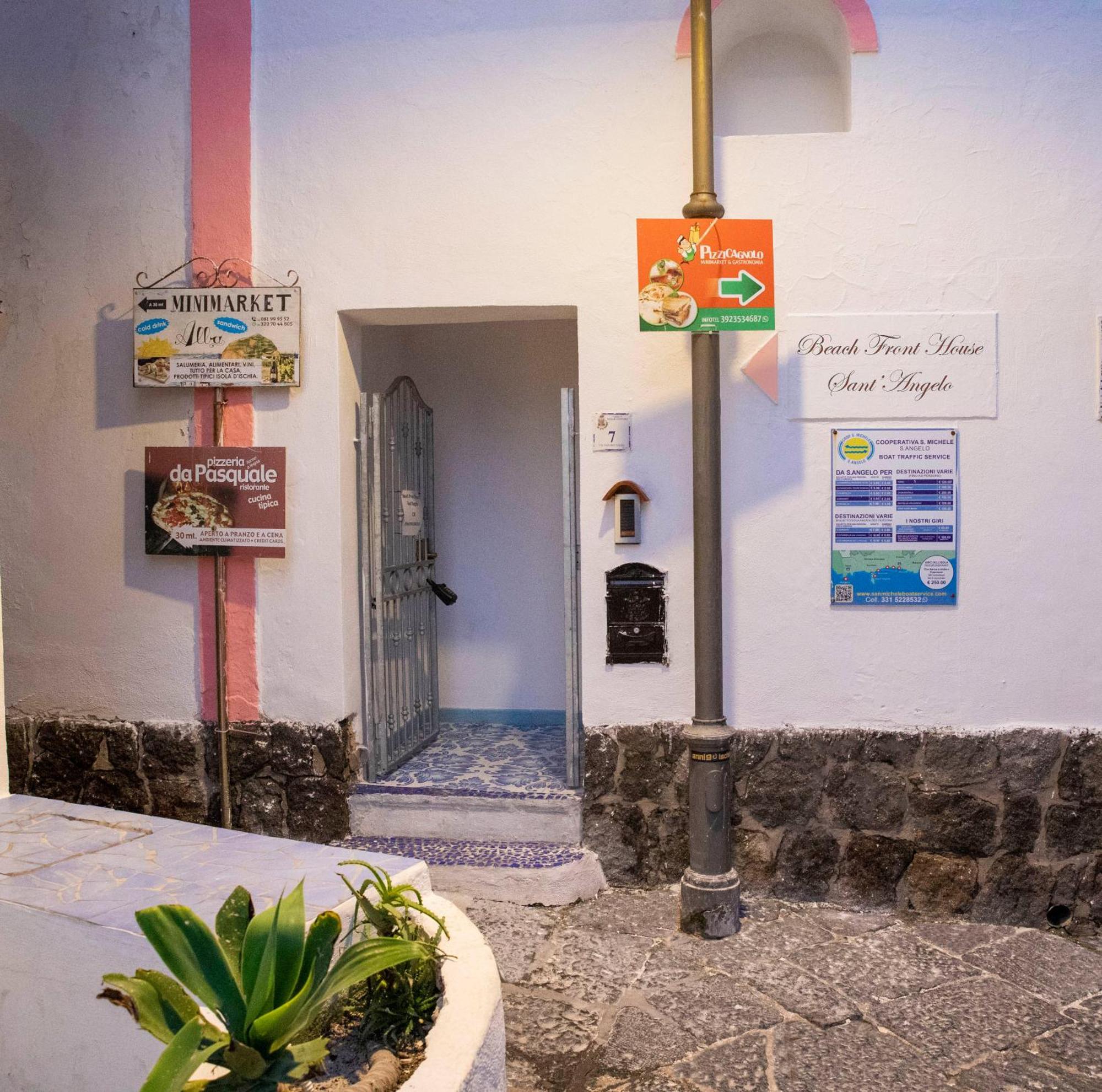Mare Nostrum - Beachfront House - Sant'Angelo Ischia Экстерьер фото